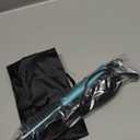 Farery Mini Thermal Brush, Curling Iron 3/ 4 Inch, Heated Round Brush for Volumizing and Small Curls, Travel Size Hot Brush for Short & Thin Hair, Dual Voltage, One Heat 392°F, Touch-ups, Blue