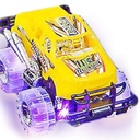 Light-Up Monster Truck Toys (2-Pack)  Push-&-Go Cars with Glowing Wheels  Birthday Gift for Toddlers, Boys & Girls Ages 3+  Durable Friction-Powered Trucks  Batteries Included
