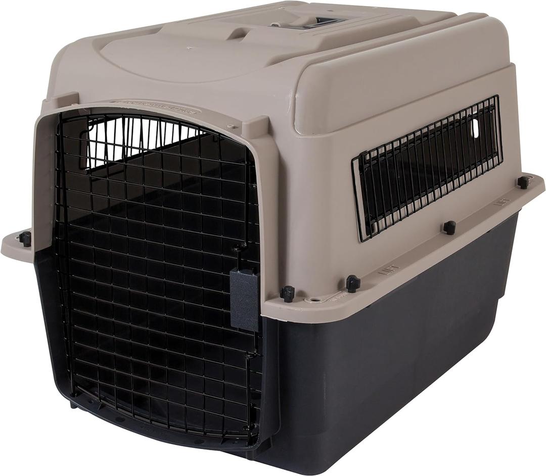 Petmate Ultra Vari Dog Kennel for Small to Medium Dogs (Durable, Heavy Duty Dog Travel Crate, Made with Recycled Materials, 28 in. Long) 25 to 30 lbs, Made in USA