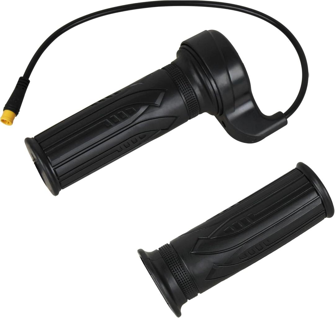 20X Full Twist Throttle,Stable Ebike Throttle,Electric Bike Throttlefor Ebike 12V-72V Twist Throttle Electric Bike,Mountain Bike Scooter,with Waterproof Connector Universal (1 Set)