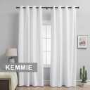 Heavy Duty Curtain Rods, 1 1/8 Inch Diameter Single Curtain Rod 36-72Inch(3-6ft) Extendable Length with End Caps Adjustable Modern Brackets-Matte Black