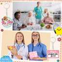 Remuuly 24 Pcs Funny Keychain Bulk Thank You Gifts for Adults Medical Assistant Nurse Doctor Coworker Staff Employee Teacher Office Accessories Christmas Party Favors