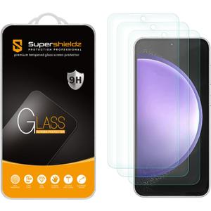Supershieldz (3 Pack) Designed for Samsung (Galaxy S24 FE) [FE Model Only] Tempered Glass Screen Protector, Anti Scratch, Bubble Free