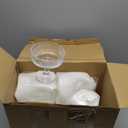 Teenyyou 12 Pcs Ribbed Vintage Coupe Glasses 7 oz Martini Glasses Champagne Coupe Classic Cocktail Glassware Reusable Ribbed Glassware for Cocktail Martini European Style (Clear)