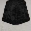 COSY HOMEER Bathroom Rugs Mat 17”x27” Absorbent Non-Slip Bath Mat Plush Shaggy Machine Washable Bath Rugs Soft Polyester Bath Mats for Bathroom Floor, Tub and Shower, Black