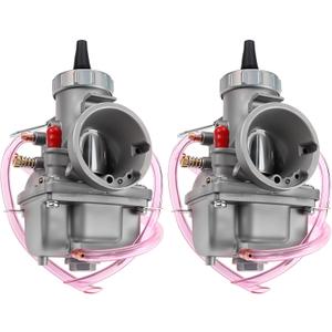 Carbman 2 Pcs Compatible with Mikuni VM32 Carburetor For Honda CB350 CB350G CB360G CB360T CL350 1968-1973 Carb