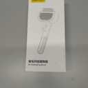 3PCS Undercoat Rake & Metal Comb & Flea Comb for Cats and Dogs, Dual-Sided Dematting and Deshedding, Dog Brush for Shedding Long Hair to Effectively Remove Thick Tangles or Matted Fur, White