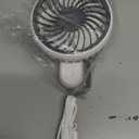 Handheld Fan Hand Fan Portable USB Rechargeable Pocket Fan 2000mAh 180 Rotation for Outdoor Office Travel (white)