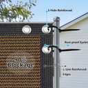 6' X 50' Fence Privacy Screen 180 GSM Heavy Duty Privacy Fence 90% Blockage Shade Net with Reinforced Bindings & Grommets for Backyard, Outdoor Patio, Pool Deck, Garden