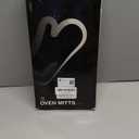 KEGOUU Oven Mitts and Pot Holders 6pcs Set, Kitchen Oven Glove High Heat Resistant 500 Degree Extra Long Oven Mitts and Potholder with Non-Slip Silicone Surface for Cooking (Grey) 