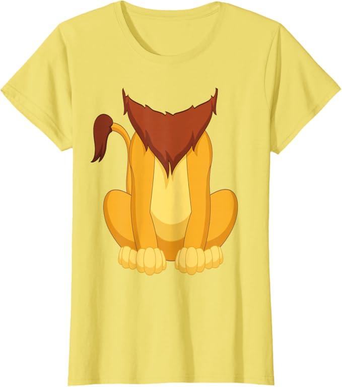 Lion Shirt Adult Men Women Kids Lion Costume T-Shirt Medium