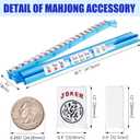 American Mahjong Game Set with Racks, 166 Mahjong Tiles Set & Bag, Medium