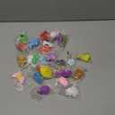 Squishy Toys, 28 Pack Kawaii Squishies and Cards, Gifts for Easter Egg Fillers Basket Stuffers, Party Favors for Kids 4-8 8-12, Treasure Box Classroom Prizes Mochi Squishy Cat Fidget Toys