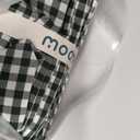 MooMee Gingham Duvet Cover Set 100% Washed Cotton Linen Like Textured Breathable Durable Soft Comfy Modern Checkered Design (Mini Gingham Forest Green, Full 80"x90")