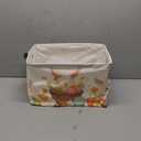 Storage Basket Rabbit Basket Canvas Collapsible Box Organizer Bin with Handles