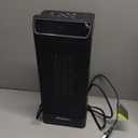 Space Heater, Electric Heaters for Indoor Use with Thermostat, Remote, 1-12H Timer, 70Oscillation and Overheat Protection, 1500W PTC Ceramic Fast Safety Heat, Portable Heater for Office (Black)