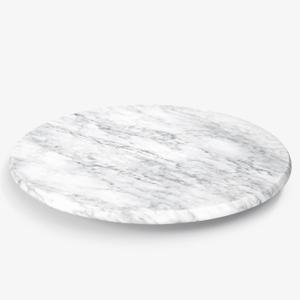 Marble Lazy Susan, 10" Lazy Susan Board with Silent Rotating, Natural Marble Cake Turntable for Countertop Kitchen Turntable Storage, Cupcake, Food, Centerpieces