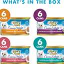 Purina Fancy Feast Wet Cat Food Variety Pack, Creamy Delights Poultry & Seafood Collection - (Pack of 24) 3 oz. Cans, BB Date Not Found 