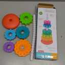 Baby Spinning Stacking Toys for Toddlers 1-3, Spinner Ring Stacker, Montessori Toys for Babies 6-12-18 Months, Autism Sensory Learning Toy, 1 2 3 Year Old Girl or Boy Christmas Birthday Gifts