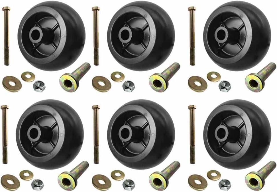 Parts 4 Outdoor Aftermarket 6pk Deck Wheels for Xmark 103-3168 103-4051 1-603299