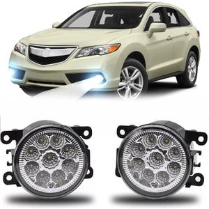 3.5 Inch Fog Light Bulb For Acura RDX 2010-2015 PAIR Front Bumper Fog Light Driving Lamp Left Right Side,6000k Coolwhite,Pack of 2