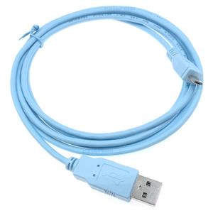 Micro USB Console Cable for Cisco IR1800 Series Routers CAB-USB-UB= USB Type A to Micro B Console Cable 2M