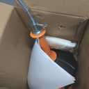 Drain Auger, Clog Remover with Drill Adapter, 25 Feet Flexible Plumbing Snake Use Manually or Powered for Kitchen, Bathroom and Shower Sink, Comes with Gloves (orange)