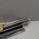 QLLY 28 inch Adjustable Metal Desk Legs, Office Table Furniture Leg Set, Set of 4 (Black)