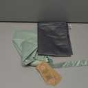 Tiny Twinkle Mess Proof Wet Bags | 2-Pack Reusable Waterproof Wet Bags for Swimsuits | Baby Clothes | Travel & Diaper Bag (Sage, Charcoal)