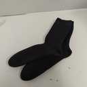 RANDY SUN Waterproof Socks, Unisex Hiking Wading Trail Running Kayaking Crew Socks (Large, 1 Pair-black)