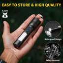 6Pack Small Flashlight Powerful, 7Mode Rechargeable Flashlights High Lumens, Adjustable Tactical Flashlight Pocket, Super Bright LED Flash Light, Mini Portable Flashlights for Home Emergencies Camping