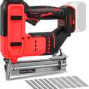 18 Gauge 2 in 1 Brad Nailer/Narrow Crown Stapler for Milwaukee M18 Battery, Brushless Cordless Nail Gun with 1000 Nails & Staples, Brad Nailer for Woodworking and Upholstery (No Battery)