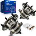 KAX 512456 Pair Rear Wheel Bearing Compatible with 2011-2020 Toyota Sienna FWD,5 Lugs W/ABS