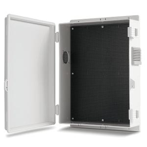 Namunanee Outdoor Electrical Junction Box, ABS Water Resistant Enclosure with Internal Mounting Panel & Hinged Cover, 15.7" H* 11" L* 4.1" W