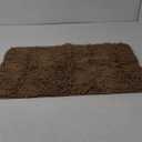 OLANLY Dog Door Mat for Muddy Paws 30x17, Absorbs Moisture and Dirt, Absorbent Non-Slip Washable Doormat, Quick Dry Chenille Mud Mat for Dogs, Entry Indoor Entryway Carpet for Inside Floor, Tan
