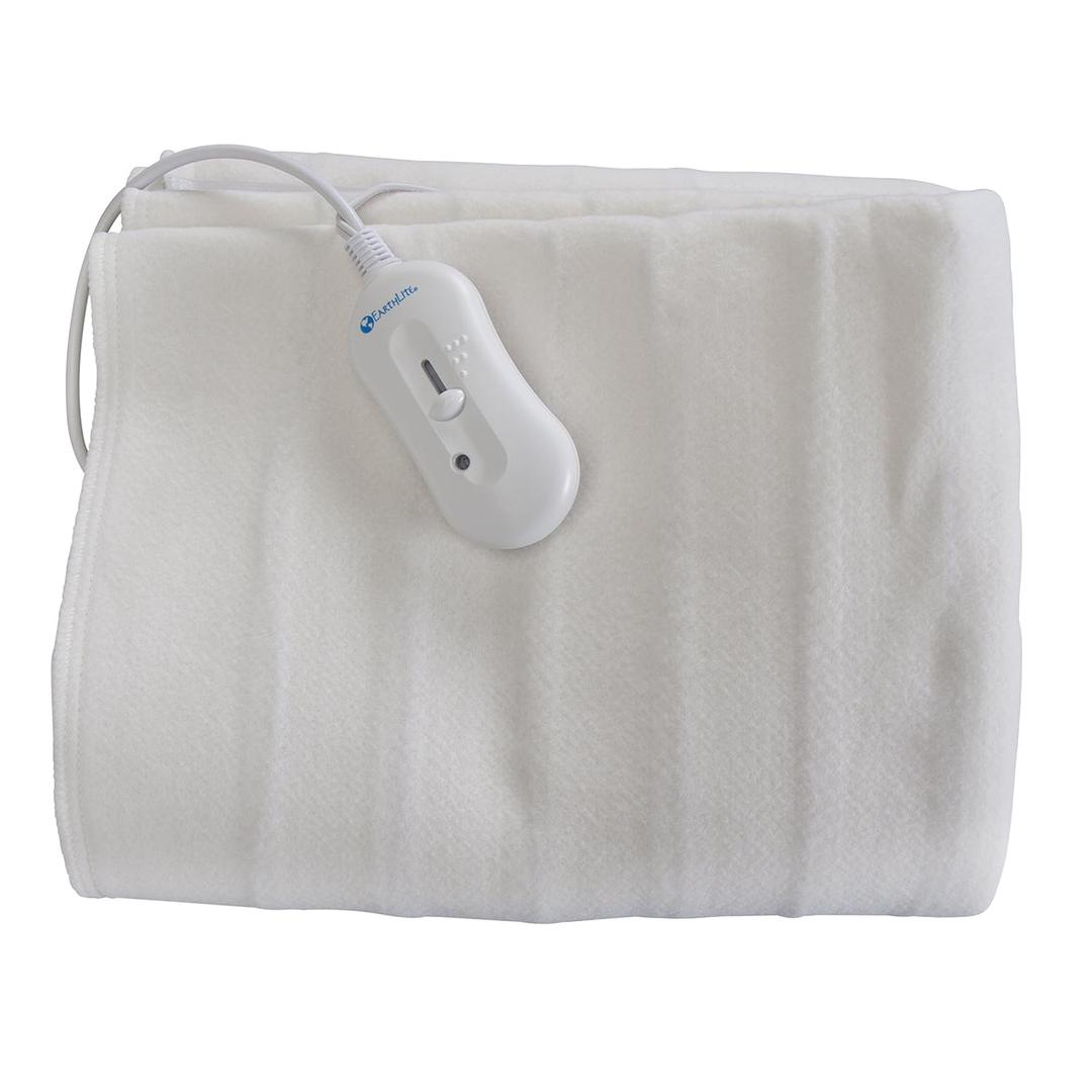 EARTHLITE BODYWORKERS Choice Massage Table Warmer Three Heat Settings, Felt Lined Heating Pad (30 x 71) (White)