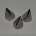 3 PCS Piping Tips Set Large Frosting Piping Kit Stainless Steel Cake Icing Nozzles Tips Decorating Tools Silver Pastry Bags Tips Accessories for Cookie Cupcake Baking Buttercream Supplies