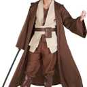 Morph Star Fantasy Hooded Robe Costume For Men - Space Cosplay Tunic Cloak For Halloween Parties And Events (Large)