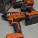 BLACK+DECKER 20V MAX Cordless Drill and Impact Driver, Power Tool Combo Kit with Battery and Charger (BD2KITCDDI)