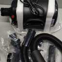 Dog-Hair-Dryer, 5.2HP/ 3800W High Velocity Pet Blow Dryer with Heater for Grooming, Speed Temperature Adjustable Dog Blower Grooming Dryer with 4 Nozzles