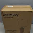 24 inch Vintage Ceramic Table Lamp - Single Farmhouse Rustic Bedside Lamp with Natural Textured Finish, Nightstand Lamps for Living Room, Bedroom, End Table