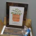 PETAFLOP 5x7 Frame Rustic Picture Frames Fits 5 by 7 Inch Photo Wall Tabletop Display, 7 Pack (Brown)
