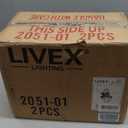 Livex Lighting 2051-01 Monterey 1 Light Outdoor Antique Brass Finish Solid Brass Wall Lantern with Clear Beveled Glass