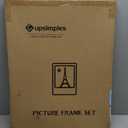 upsimples 18x24 Picture Frame, Display Pictures 16x20 with Mat or 18 x 24 Without, Wall Hanging Poster Frames, Black, 1 Pack