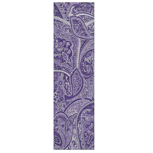 Addison Rugs Chantille ACN623 Purple 2'3" x 7'6" Indoor Outdoor Hallway Runner Rug, Stain Resistant Washable Kitchen Area Carpet for Bathroom, Laundry and Bedroom Rug