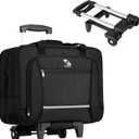 Golkcurx Rolling Laptop Bag with Wheels, Removable Water-Repellent Rolling Briefcase for Women and Men