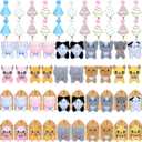 60 Pcs Adopt A Cat Party Favors Include 20 Mini Stuffed Kittens 20 Foldable Kraft Boxes 20 Birthday Hats Cat Party Favors Mini Plush Stuffed Animals for Adopt A Kitty Cat Party Supplies Gifts