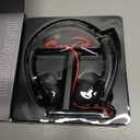 JIAMQISHI Wireless Headset with AI Noise Cancelling Microphone Bluetooth Headset - Bluetooth V5.2Black Gray