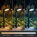 Sparkblaze 10 Pack Solar Pathway Lights Outdoor, LED Solar Path Lights with Warm White/Neutral White/Cold White, Solar Landscape Lighting for Yard, Garden, Lawn & Walkway.