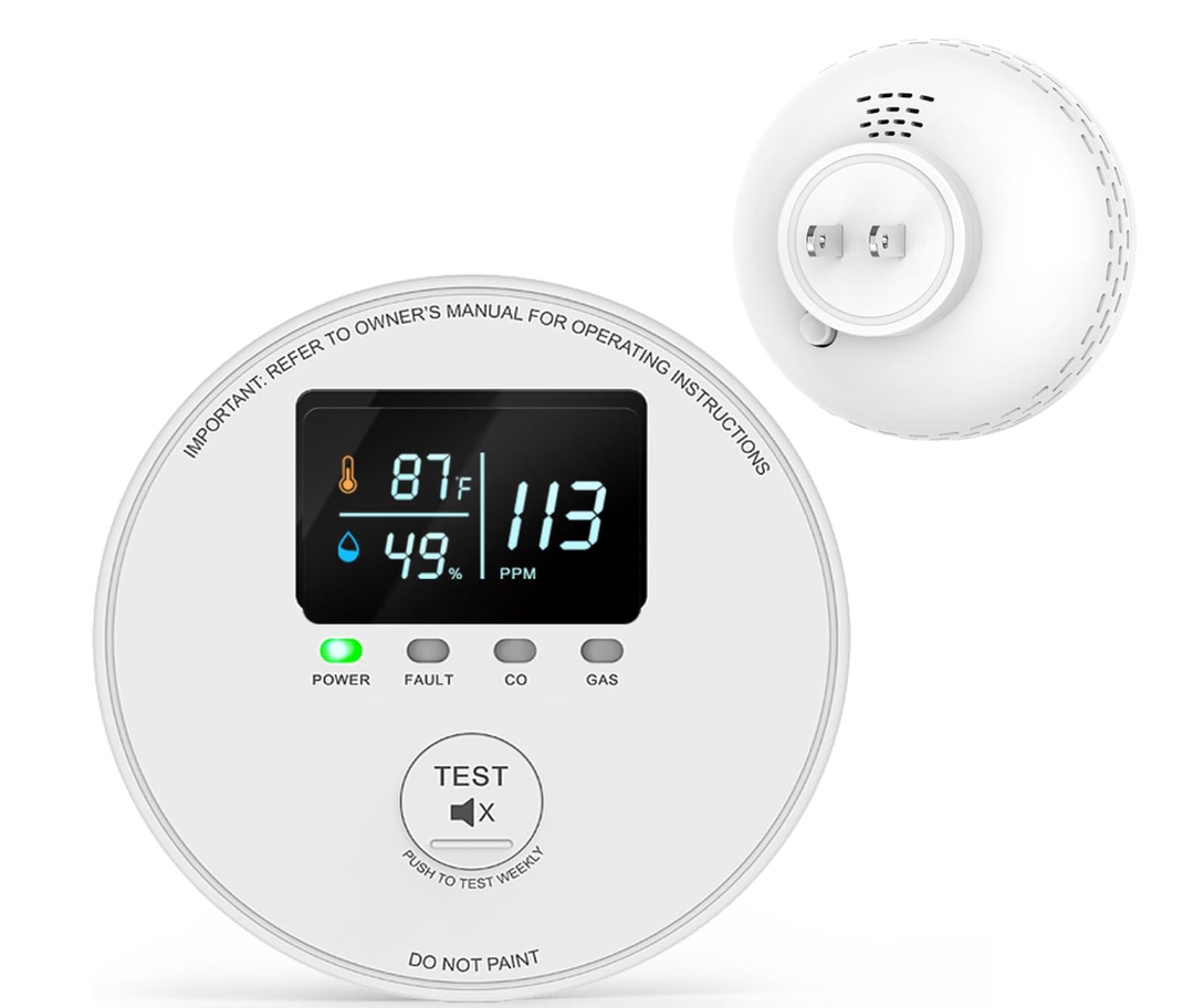 Gas And Carbon Monoxide Combination Alarm, Air Detector